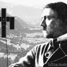 Hitler playing with his little toy