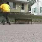 Skateboard fail