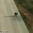 Big tricycle back flip