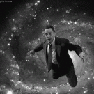 Trippy Christopher Walken gif