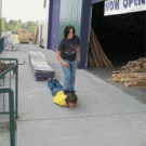 The human skateboard stop-motion #2