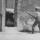 WW2 - German rifle vs. Allied brick