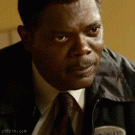 Samuel L. Jackson funny face