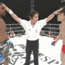 What's the referee doing?