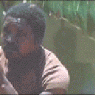 Shells hit guy in the face