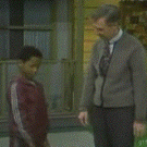 Mr. Rogers break dancing