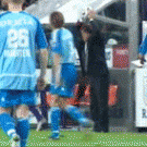 Soccer coach owned by ball