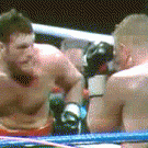 Boxer uppercuts himself