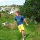 Trampoline jump fail