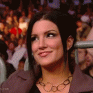 Gina Carano lip bite