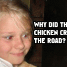 Why did the chicken cross the road?