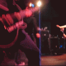 Surprise stage diving