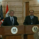 The Bush shoe ducking incident