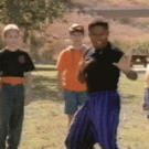 Dancing martial artist