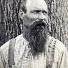 3D Black and white portrait