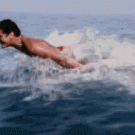 The Hoff surfin'