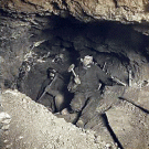 3D black and white miner