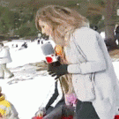 Reporter sledding fail