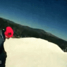 Switching snowboards after jumping
