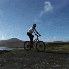 Danny MacAskill bike flip off building