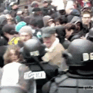 Woman gets pepper sprayed in the face