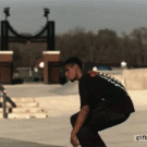 Slo-mo 720 double kickflip