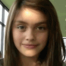 Dancing eyebrows girl