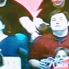 Guy kisses beer on kiss cam