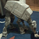 AT-AT dog eating