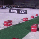 Snowmobile front flip