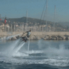 Flyboard demonstration