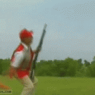 Clay pigeon shooting