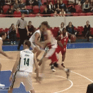 Basketball team scores with help from coach