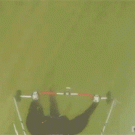 Hang glider crashes into house POV