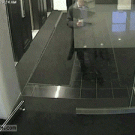 Glass door fail