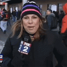 Detroit Red Wings fan videobomb fail