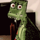 3D dragon illusion