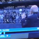 Terry Bradshaw pre-game catch