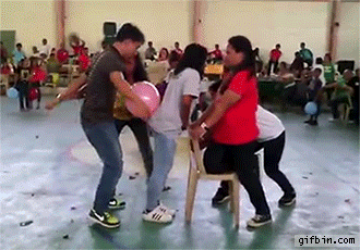 Kids Playing Balloon Game | Best Funny Gifs Updated Daily