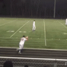 Front flip throw-in goal (McKinney Boyd)