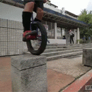 Unicycle leaps