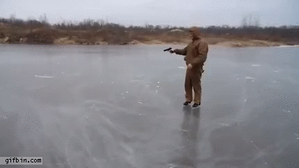 bullet-spins-on-ice-after-being-shot.gif