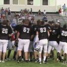 Football celebration fail