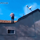Guy backflips off 2-story building