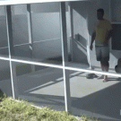 Jumping through window fail