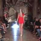 Model catwalk fail