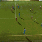 Soccer goalie blunder