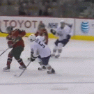 Spinning hockey goal