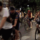 Car plows through cyclists