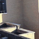 Rooftop parkour leap